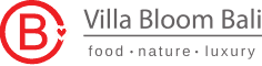 Villa Bloom Bali - Logo, infinity pool north bali